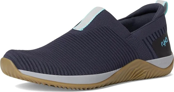 Ryka Echo Knit Slip On Sneaker Women's Shoes Blue Ink : 9.5 D - Wide, Synthetic - Image 5