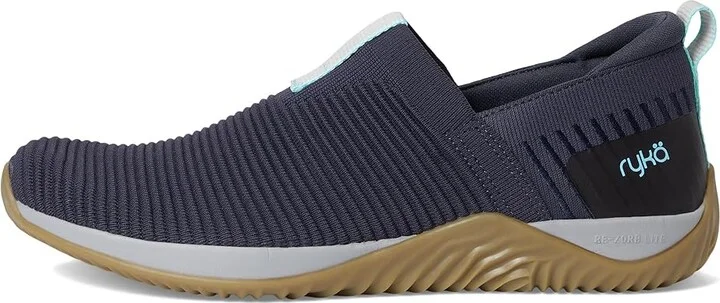 Ryka Echo Knit Slip On Sneaker Women's Shoes Blue Ink : 9.5 D - Wide, Synthetic - Image 6