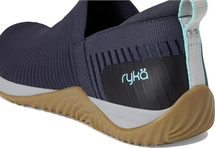 Ryka Echo Knit Slip On Sneaker Women's Shoes Blue Ink : 9.5 D - Wide, Synthetic - Image 7