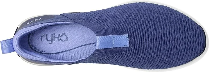 Ryka Echo Knit Slip On Sneaker Women's Shoes Dusk Blue Knit Fabric : 10 D - Wide, Synthetic - Image 2