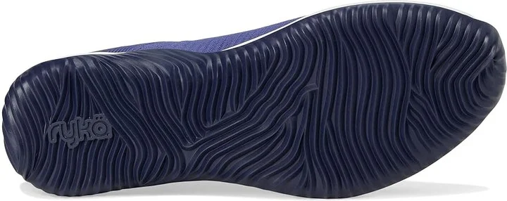 Ryka Echo Knit Slip On Sneaker Women's Shoes Dusk Blue Knit Fabric : 10 D - Wide, Synthetic - Image 3