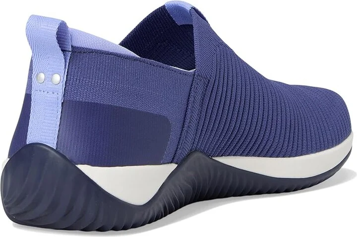 Ryka Echo Knit Slip On Sneaker Women's Shoes Dusk Blue Knit Fabric : 10 D - Wide, Synthetic - Image 4