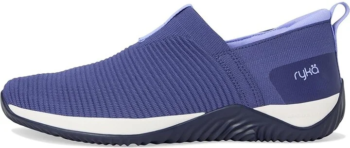 Ryka Echo Knit Slip On Sneaker Women's Shoes Dusk Blue Knit Fabric : 10 D - Wide, Synthetic - Image 6