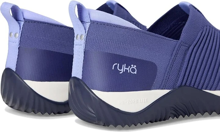 Ryka Echo Knit Slip On Sneaker Women's Shoes Dusk Blue Knit Fabric : 10 D - Wide, Synthetic - Image 7