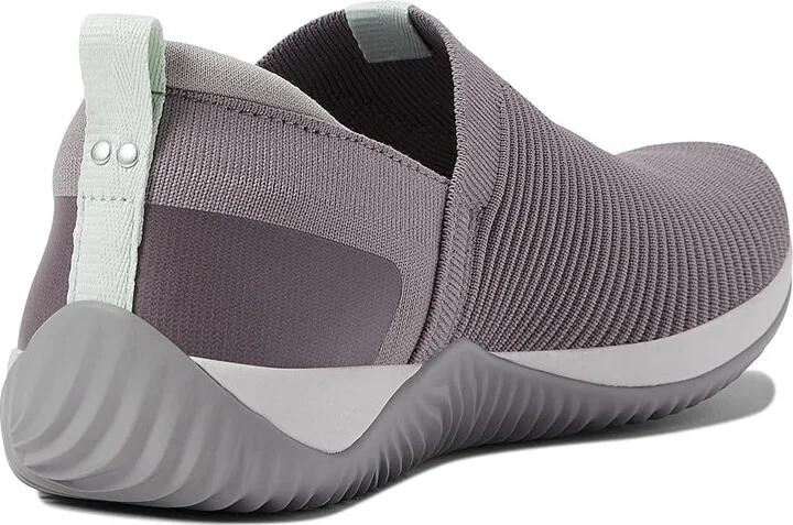 Ryka Echo Knit Slip On Sneaker Women's Shoes Grey : 9.5 D - Wide, Synthetic - Image 4