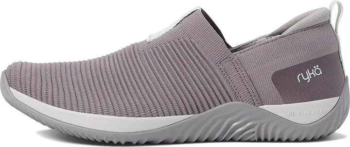 Ryka Echo Knit Slip On Sneaker Women's Shoes Grey : 9.5 D - Wide, Synthetic - Image 6
