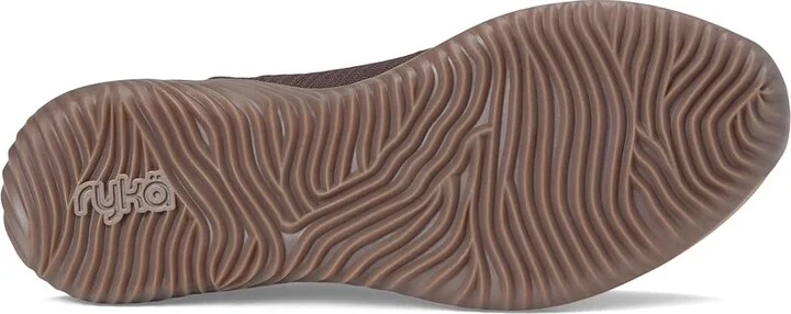 Ryka Echo Knit Slip On Sneaker Women's Shoes Java Brown Knit Fabric : 6.5 D - Wide, Synthetic - Image 3