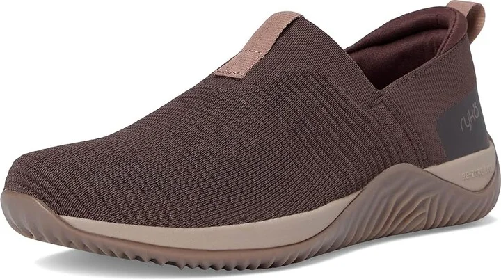 Ryka Echo Knit Slip On Sneaker Women's Shoes Java Brown Knit Fabric : 6.5 D - Wide, Synthetic - Image 5