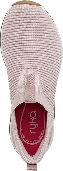 Ryka Echo Knit Slip On Sneaker Women's Shoes Lilac/Taupe : 9.5 D - Wide, Synthetic - Image 2