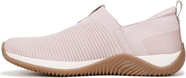 Ryka Echo Knit Slip On Sneaker Women's Shoes Lilac/Taupe : 9.5 D - Wide, Synthetic - Image 5