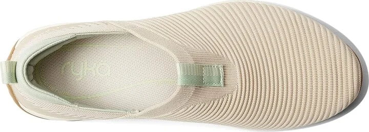 Ryka Echo Knit Slip On Sneaker Women's Shoes Oatmeal : 9.5 D - Wide, Synthetic - Image 2