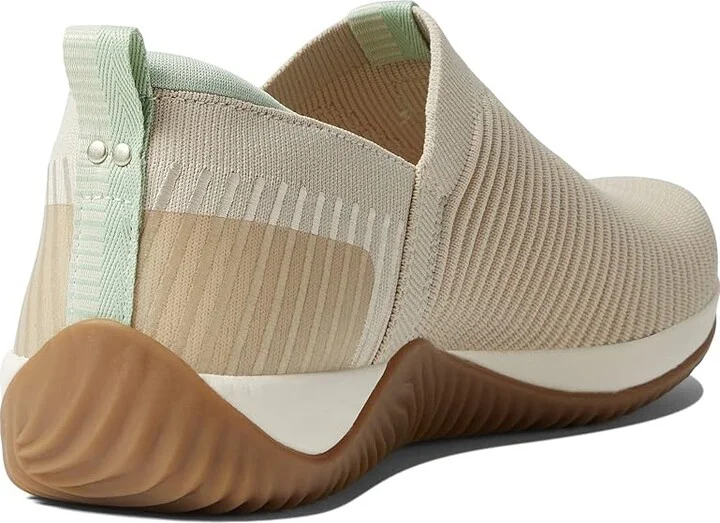 Ryka Echo Knit Slip On Sneaker Women's Shoes Oatmeal : 9.5 D - Wide, Synthetic - Image 4