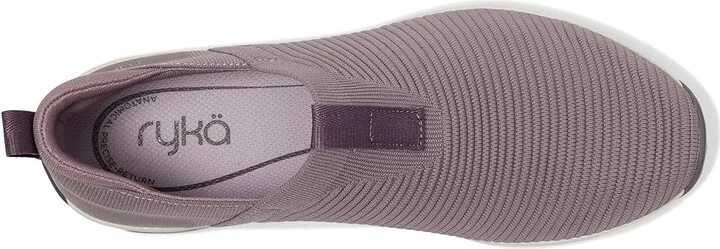 Ryka Echo Knit Slip On Sneaker Women's Shoes Quiet Purple Knit Fabric : 6 B - Medium, Synthetic - Image 2