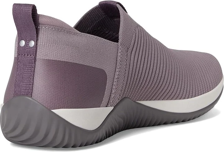 Ryka Echo Knit Slip On Sneaker Women's Shoes Quiet Purple Knit Fabric : 6 B - Medium, Synthetic - Image 4