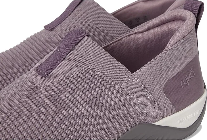 Ryka Echo Knit Slip On Sneaker Women's Shoes Quiet Purple Knit Fabric : 6 B - Medium, Synthetic - Image 7
