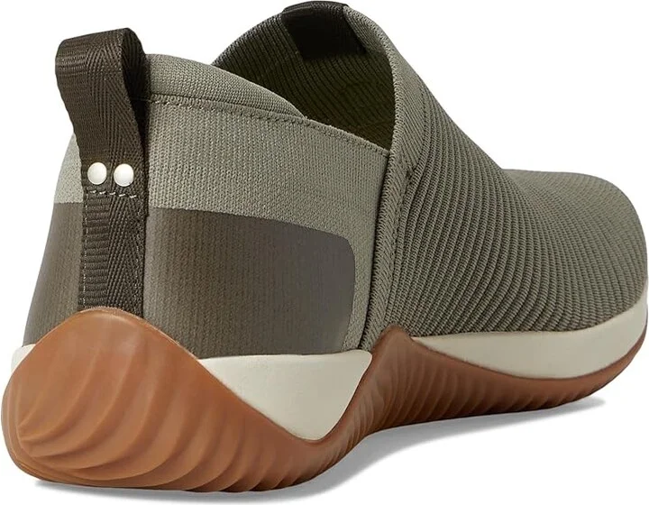 Ryka Echo Knit Slip On Sneaker Women's Shoes Vetiver Green Knit Fabric : 5 B - Medium, Synthetic - Image 4