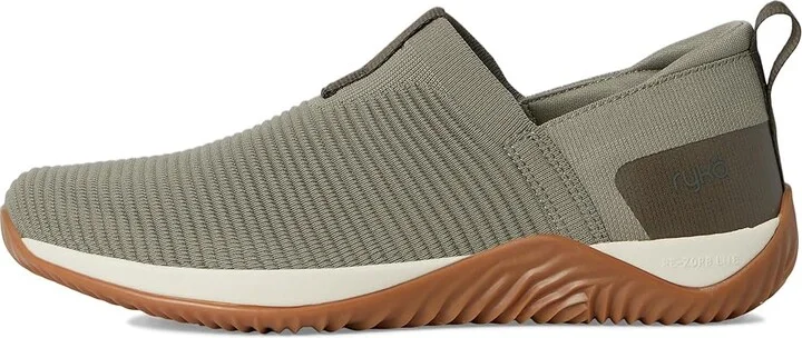 Ryka Echo Knit Slip On Sneaker Women's Shoes Vetiver Green Knit Fabric : 5 B - Medium, Synthetic - Image 6