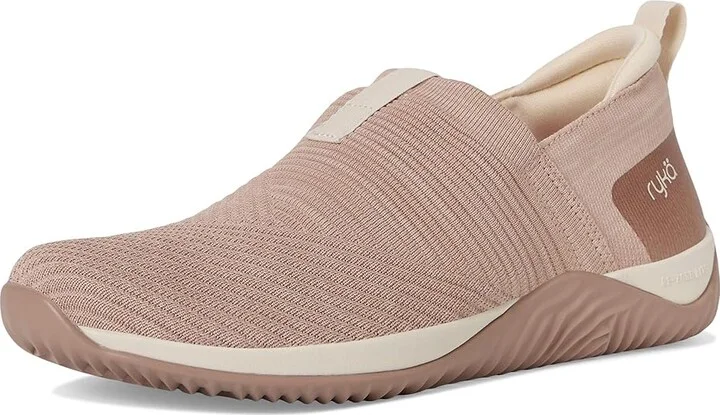 Ryka Echo Knit Slip On Sneaker Women's Shoes Warm Taupe Heather : 6 D - Wide, Synthetic - Image 5