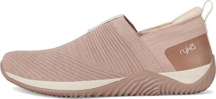 Ryka Echo Knit Slip On Sneaker Women's Shoes Warm Taupe Heather : 6 D - Wide, Synthetic - Image 6
