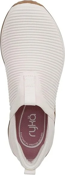 Ryka Echo Knit Slip On Sneaker Women's Shoes White : 9.5 B - Medium, Synthetic - Image 2