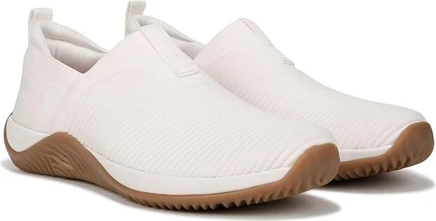 Ryka Echo Knit Slip On Sneaker Women's Shoes White : 9.5 B - Medium, Synthetic