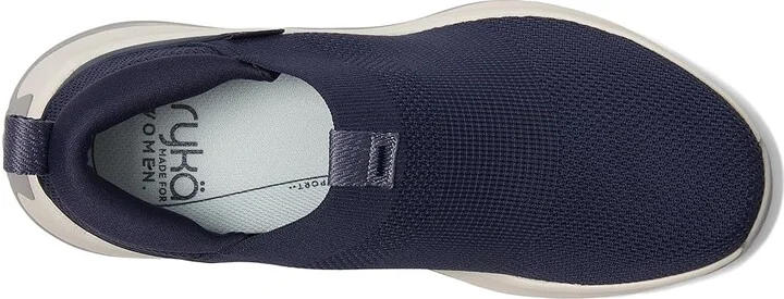 Ryka Encore Knit Slip On Sneaker Women's Shoes Academy Blue : 9 D - Wide, Synthetic - Image 2