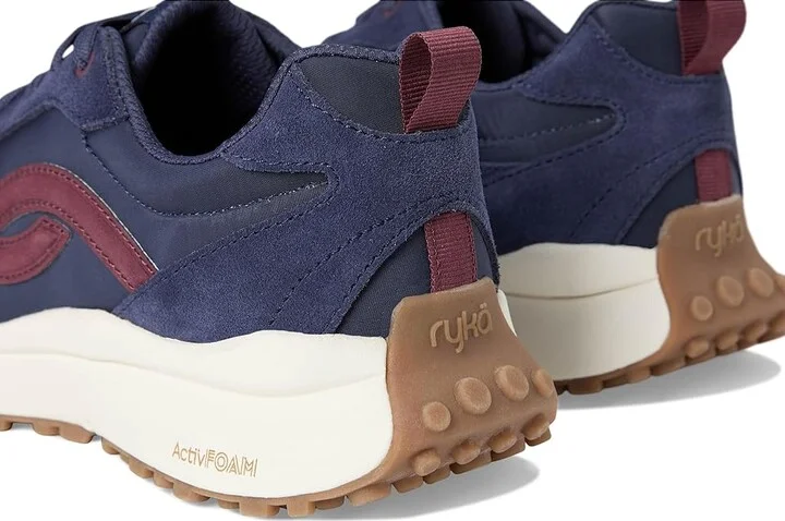 Ryka Jetsetter Sneakers Women's Shoes Academy Blue/Berry : 9.5 D - Wide, Synthetic/Textile - Image 7