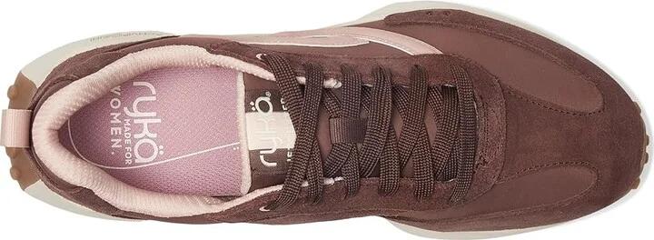 Ryka Jetsetter Sneakers Women's Shoes Chicory Brown/Pink : 12 B - Medium, Synthetic/Textile - Image 2