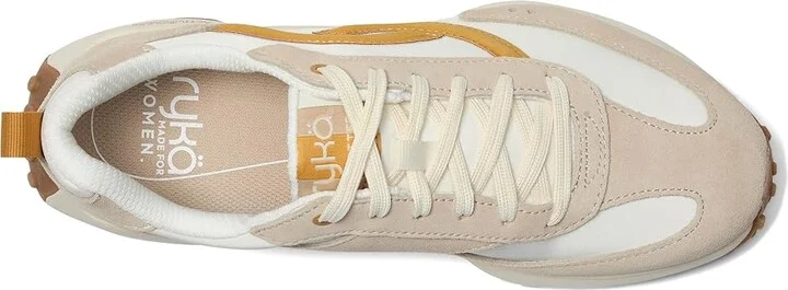 Ryka Jetsetter Sneakers Women's Shoes Terra Taupe/Yellow : 9 B - Medium, Synthetic/Textile - Image 2
