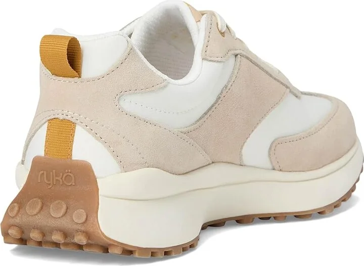 Ryka Jetsetter Sneakers Women's Shoes Terra Taupe/Yellow : 9 B - Medium, Synthetic/Textile - Image 4