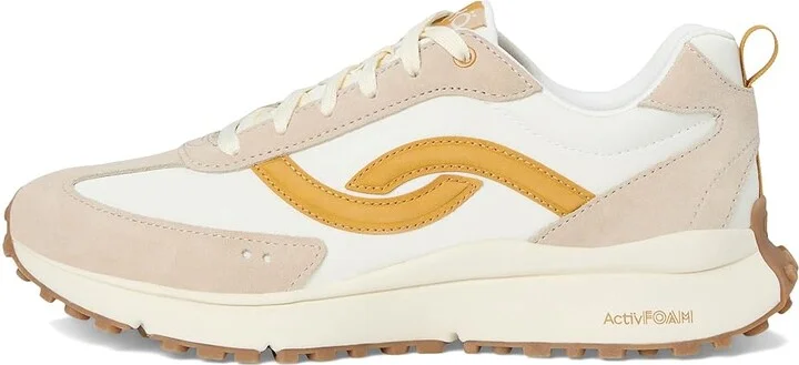 Ryka Jetsetter Sneakers Women's Shoes Terra Taupe/Yellow : 9 B - Medium, Synthetic/Textile - Image 6