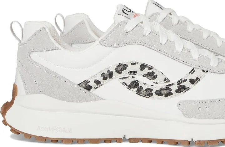 Ryka Jetsetter Sneakers Women's Shoes White Leopard : 9 D - Wide, Synthetic/Textile - Image 7