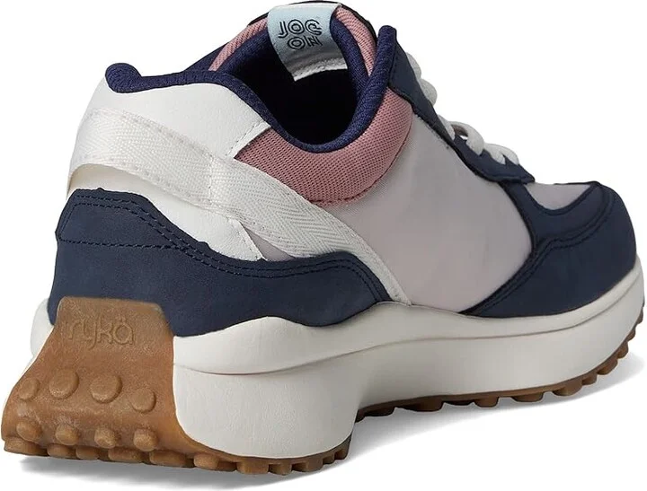 Ryka Jog On Slip On Sneaker Women's Shoes Lilac/Navy : 8 D - Wide, Lace/Rubber/Textile - Image 4