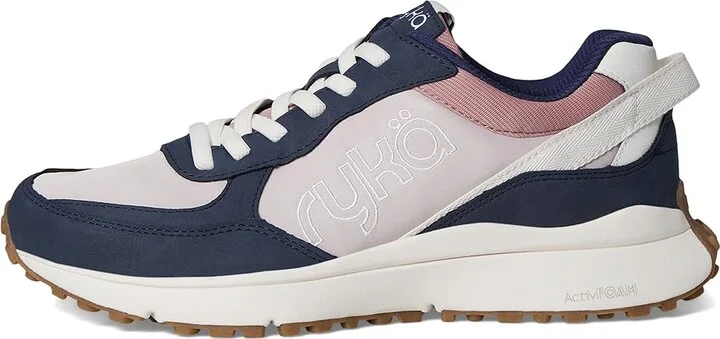 Ryka Jog On Slip On Sneaker Women's Shoes Lilac/Navy : 8 D - Wide, Lace/Rubber/Textile - Image 6