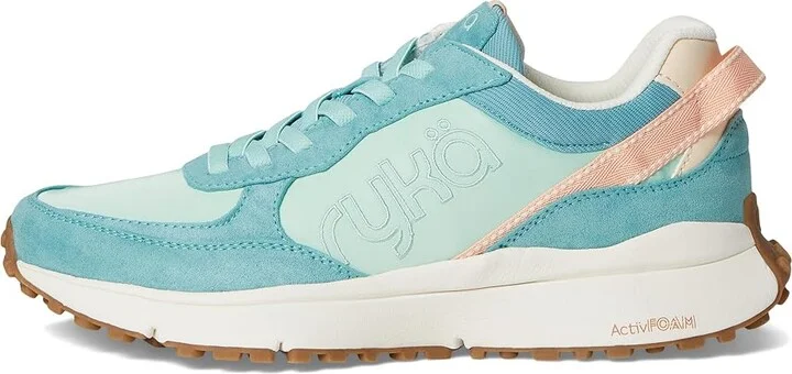 Ryka Jog On Slip On Sneaker Women's Shoes Nile Blue Faux Leather : 5.5 B - Medium, Lace/Rubber/Textile - Image 6