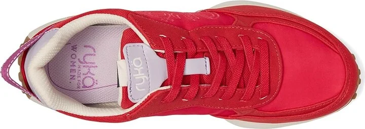 Ryka Jog On Slip On Sneaker Women's Shoes Salsa Red Faux Leather : 10 B - Medium, Lace/Rubber/Textile - Image 2