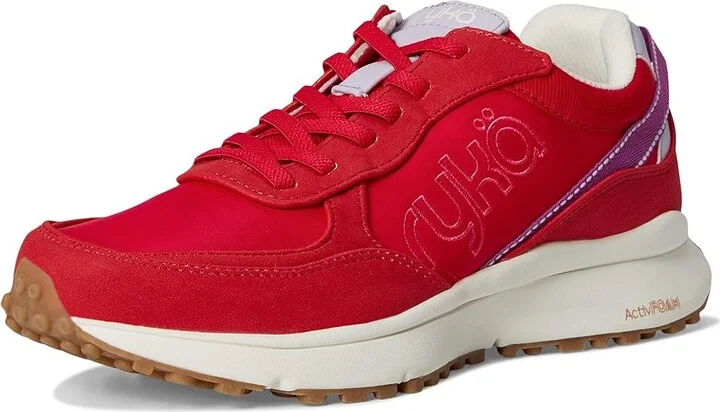 Ryka Jog On Slip On Sneaker Women's Shoes Salsa Red Faux Leather : 10 B - Medium, Lace/Rubber/Textile - Image 5