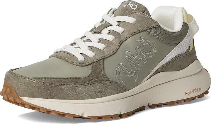 Ryka Jog On Slip On Sneaker Women's Shoes Vetiver Green : 5 B - Medium, Lace/Rubber/Textile - Image 5