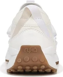Ryka Jumpstart Lace Slip On Sneaker Women's Shoes White : 9 D - Wide, Textile - Image 4