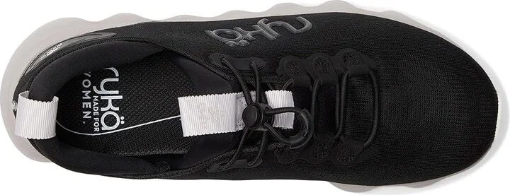 Ryka Podflow EZ Slip-On Walking Shoes Women's Shoes Black : 11 D - Wide, Textile - Image 2