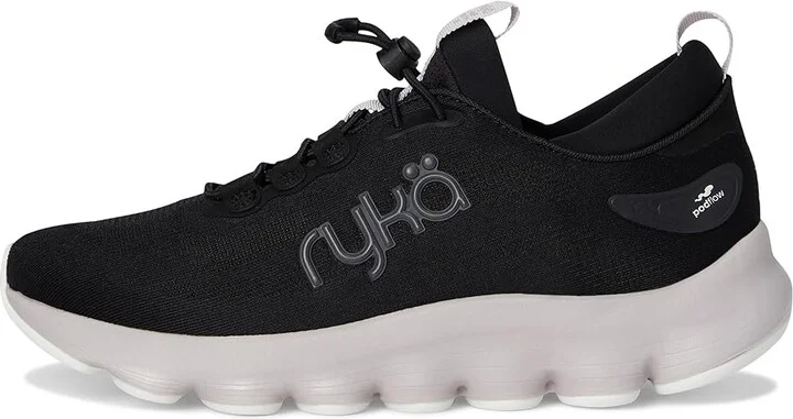 Ryka Podflow EZ Slip-On Walking Shoes Women's Shoes Black : 11 D - Wide, Textile - Image 6