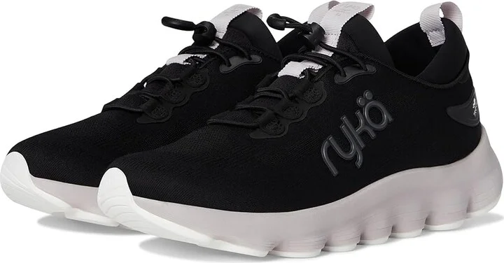 Ryka Podflow EZ Slip-On Walking Shoes Women's Shoes Black : 11 D - Wide, Textile