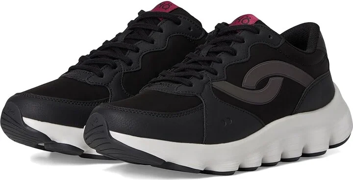 Ryka Podflow Retro Women's Shoes Black Mesh Fabric : 6.5 B - Medium, Rubber