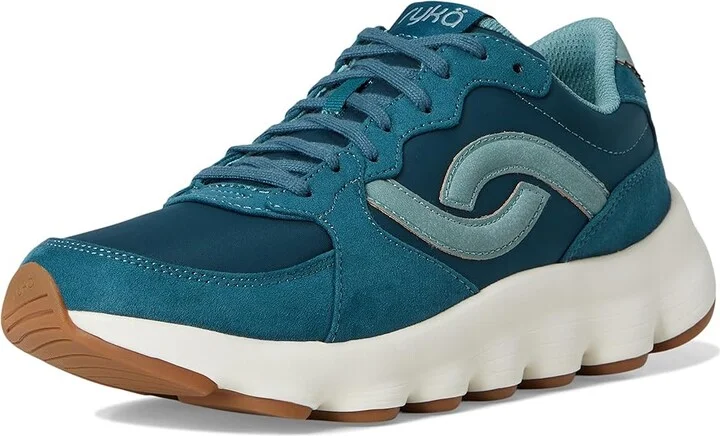 Ryka Podflow Retro Women's Shoes Deep Sea Green Mesh Fabric : 9.5 D - Wide, Rubber - Image 4