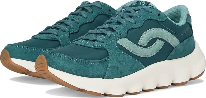 Ryka Podflow Retro Women's Shoes Deep Sea Green Mesh Fabric : 9.5 D - Wide, Rubber