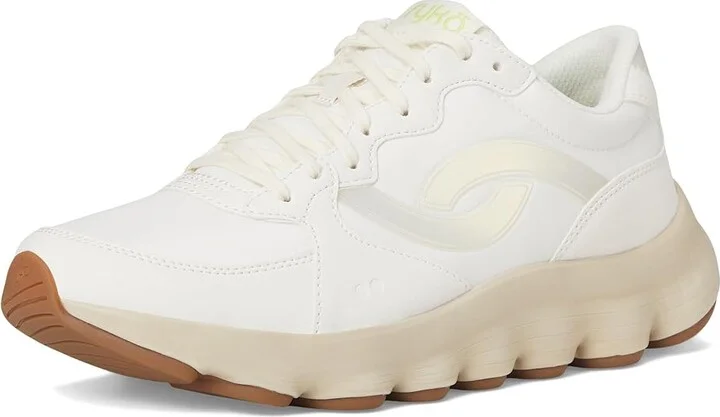 Ryka Podflow Retro Women's Shoes White Alyssum Mesh Fabric : 12 D - Wide, Rubber - Image 5