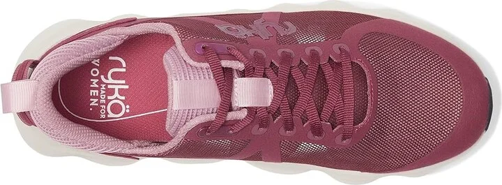 Ryka Podflow Walking Shoes Women's Shoes Berry Red : 6.5 D - Wide, Textile - Image 2