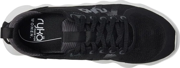Ryka Podflow Walking Shoes Women's Shoes Black Mesh Fabric : 10 B - Medium, Textile - Image 2