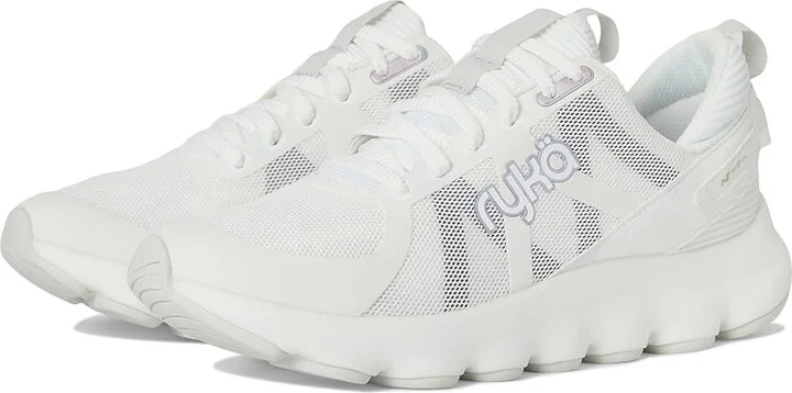 Ryka Podflow Walking Shoes Women's Shoes Brilliant White Mesh Fabric : 12 D - Wide, Textile