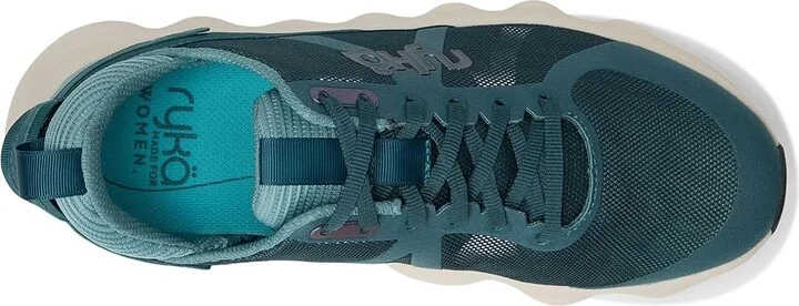 Ryka Podflow Walking Shoes Women's Shoes Deep Sea Green : 7 D - Wide, Textile - Image 2
